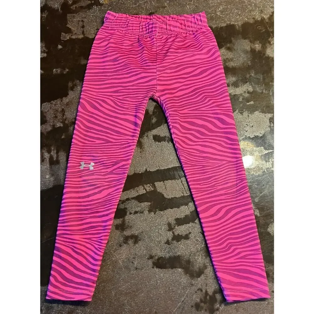 Under Armour Athletic Set Size 4 Heart Zebra Graphic